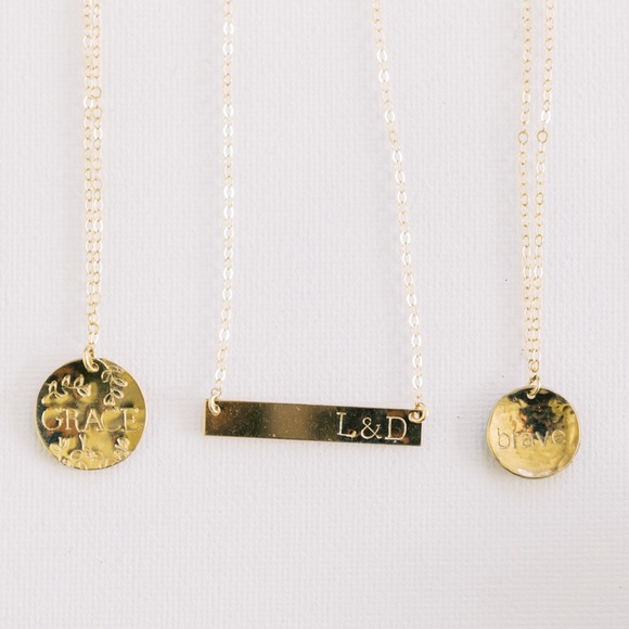 Hand Stamped • Classic Bar Necklace - Picture 10 of 10